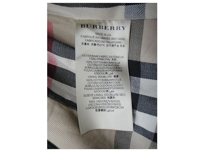 Burberry-Grabengröße 32 Schwarz - Ansicht 6