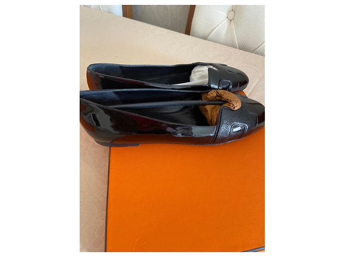 Hermès Hermes Nice Ballerina Ballerine da donna Nero - vista 2