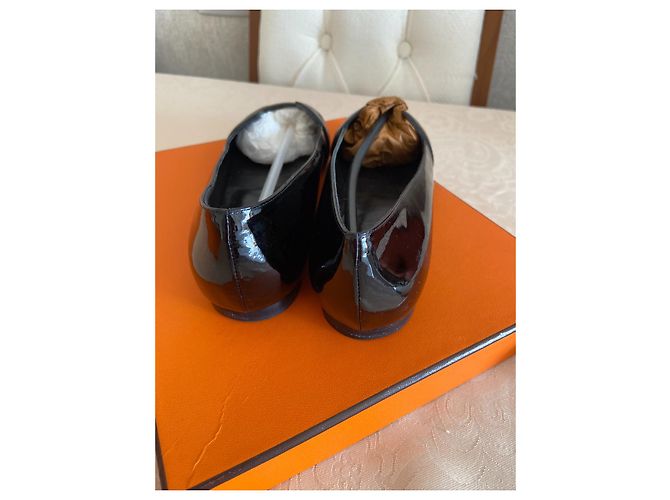 Hermès Hermes Nice Ballerina Ballerine da donna Nero - vista 3