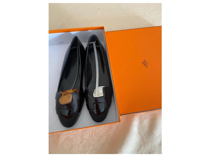 Hermès Hermes Nice Ballerina Ballerine da donna Nero - vista 6