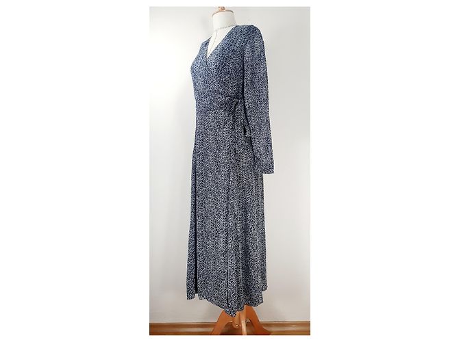 Ganni Maxi Wickelkleid aus Viscose Mehrfarben - Ansicht 2