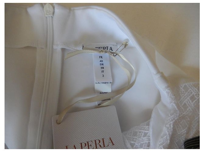 Falda blanca La Perla 40 Blanco - vista 8
