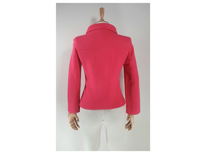 Blazer Marc Cain Rose en Mélange Cachemire et Laine - vue 4