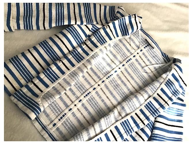 Gerry Weber Jacken Weiß Blau Marineblau - Ansicht 2