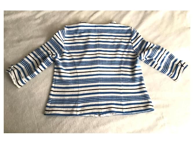 Gerry Weber Jacken Weiß Blau Marineblau - Ansicht 5