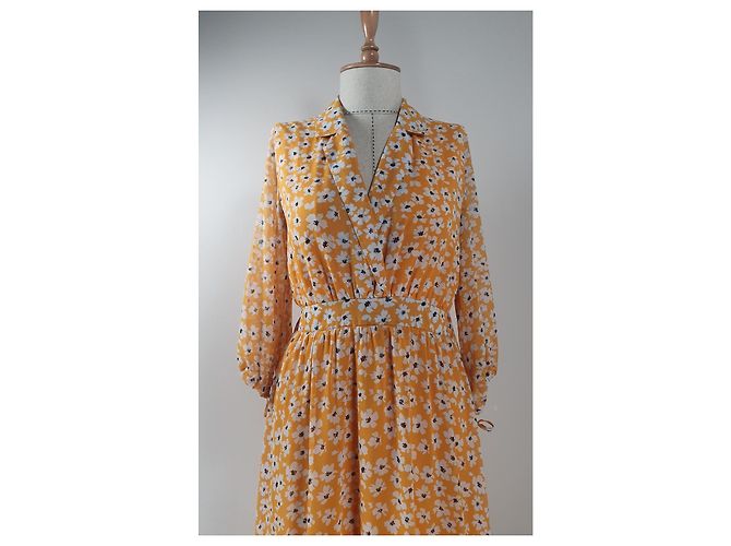 Selected Blumenkleid Gelb - Ansicht 2
