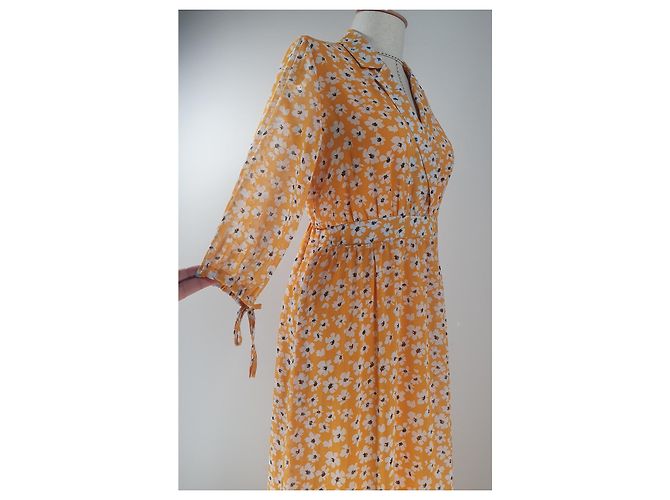 Selected Blumenkleid Gelb - Ansicht 3