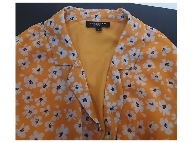 Selected Blumenkleid Gelb - Ansicht 5