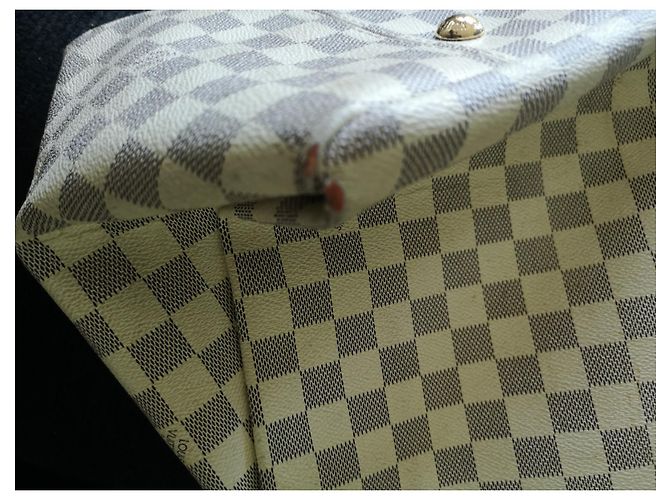 Borsa Louis Vuitton Artsy Damier Azur Bianca Bianco - vista 2