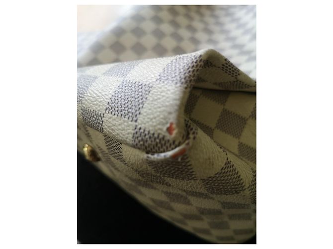 Borsa Louis Vuitton Artsy Damier Azur Bianca Bianco - vista 5