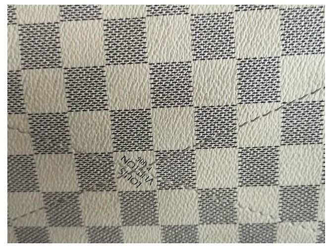 Borsa Louis Vuitton Artsy Damier Azur Bianca Bianco - vista 7
