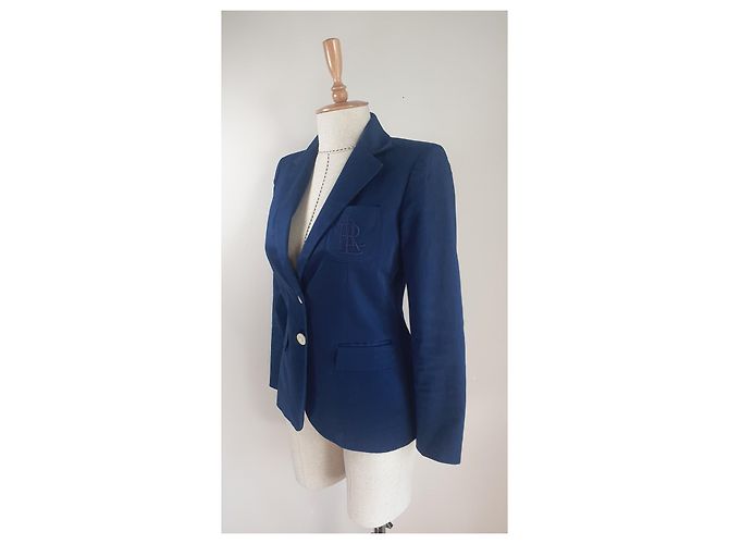 Ralph Lauren Americana Azul de Algodón - vista 2