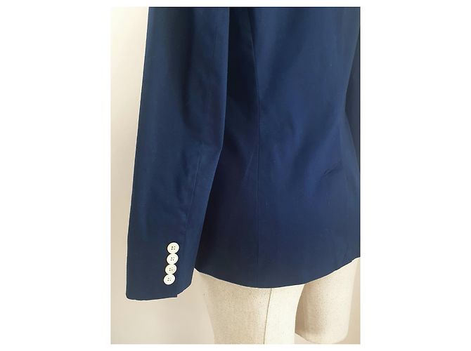 Ralph Lauren Americana Azul de Algodón - vista 4