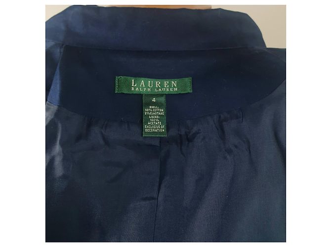 Ralph Lauren Americana Azul de Algodón - vista 6