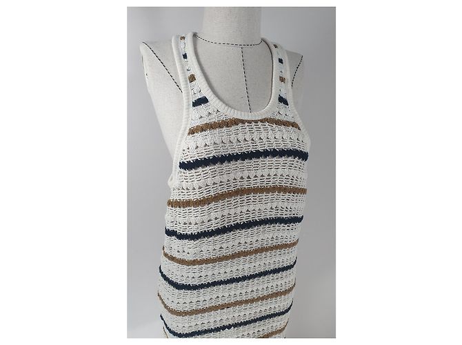 Mini abito in maglia di cotone Isabel Marant Etoile Multicolore - vista 2