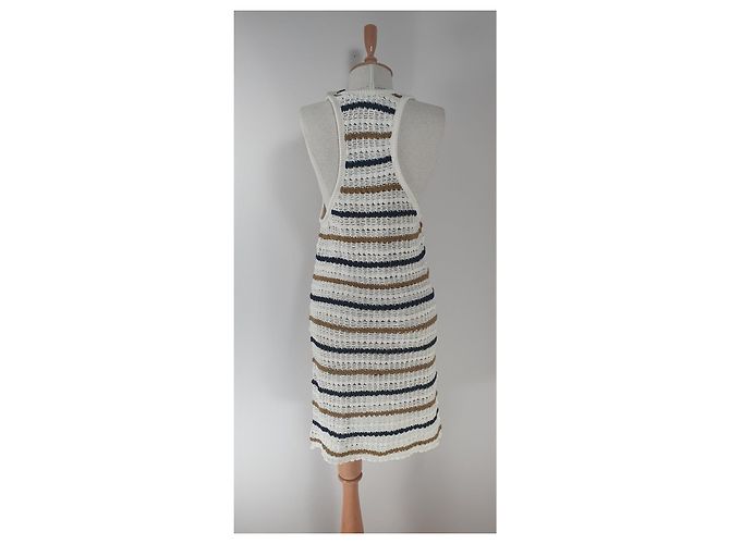 Mini abito in maglia di cotone Isabel Marant Etoile Multicolore - vista 3
