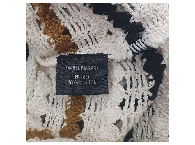 Mini abito in maglia di cotone Isabel Marant Etoile Multicolore - vista 5