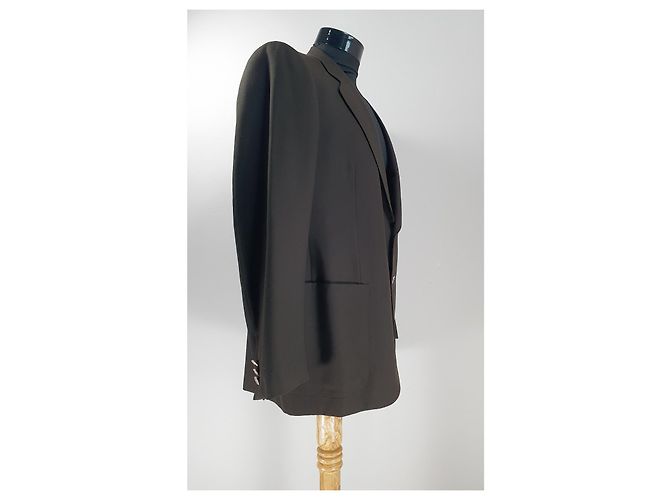 Yves Saint Laurent Wollblazer Braun - Ansicht 2