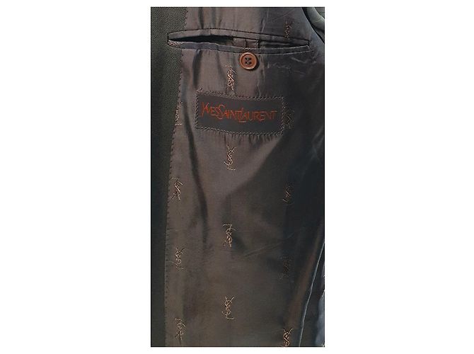 Yves Saint Laurent Wollblazer Braun - Ansicht 7