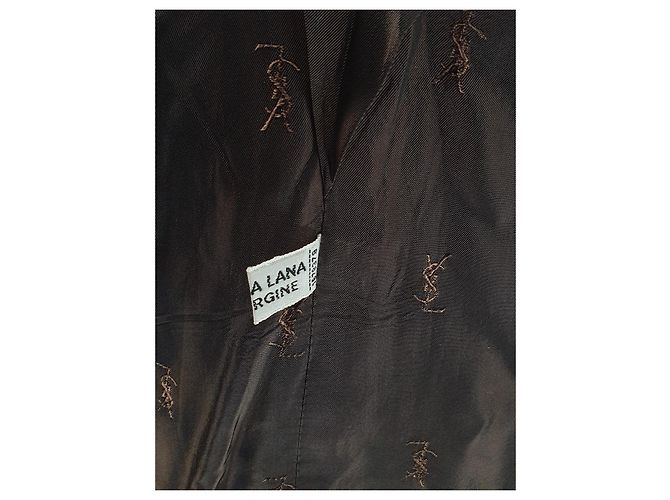 Yves Saint Laurent Wollblazer Braun - Ansicht 8
