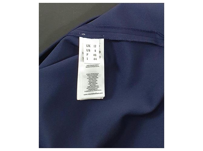 Falda Maxi Azul Victoria Beckham - vista 4