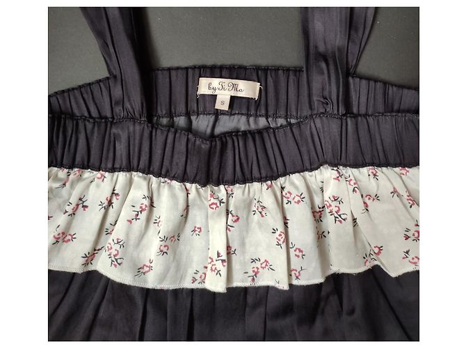 Autre Marque Timo Kleid aus Seide und Baumwolle Mehrfarbig Größe S - Ansicht 4