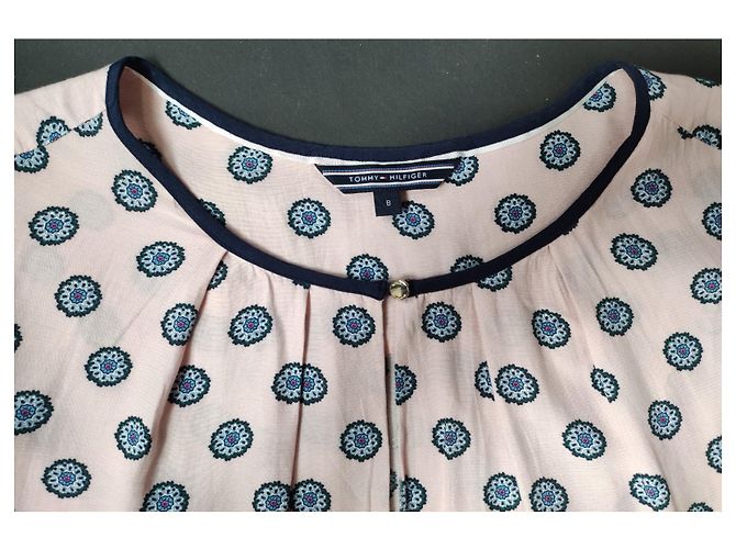 Top Tommy Hilfiger Rosa de Viscosa Multicolor - vista 4
