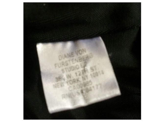Diane Von Furstenberg Vintage DvF schwarzes drapiertes Kleid aus gestrickter Viskose - Ansicht 5