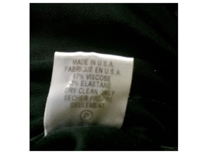 Diane Von Furstenberg Vintage DvF schwarzes drapiertes Kleid aus gestrickter Viskose - Ansicht 6