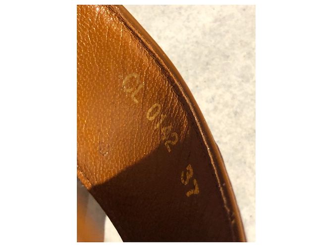 Louis Vuitton Sandales compensées Marron clair - vue 7