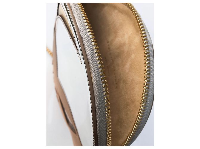 Stella Mc Cartney Borsa Stella McCartney Super Heroes Beige Pelle Verniciata - vista 4
