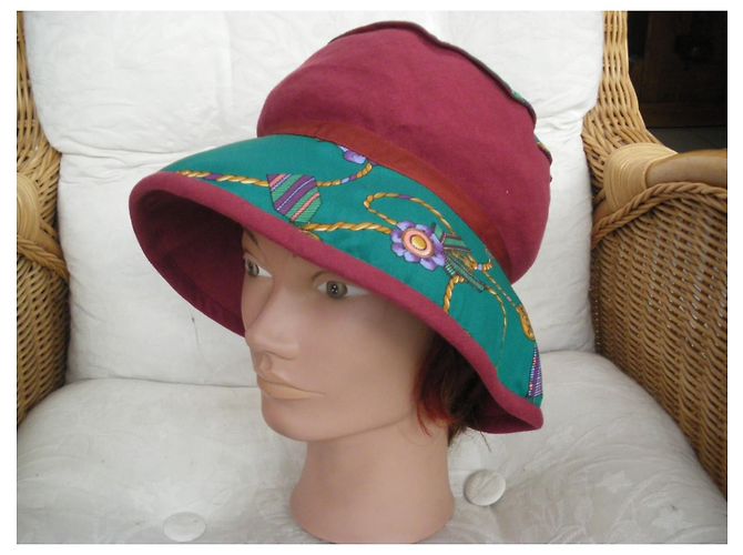 Cappello in lino Borsalino Multicolore - vista 3