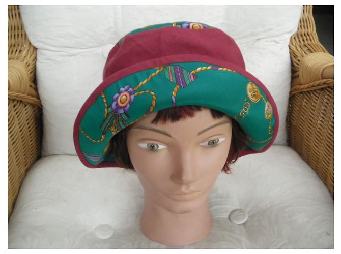 Cappello in lino Borsalino Multicolore - vista 4