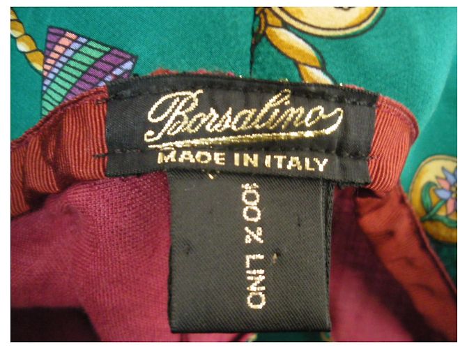 Cappello in lino Borsalino Multicolore - vista 8