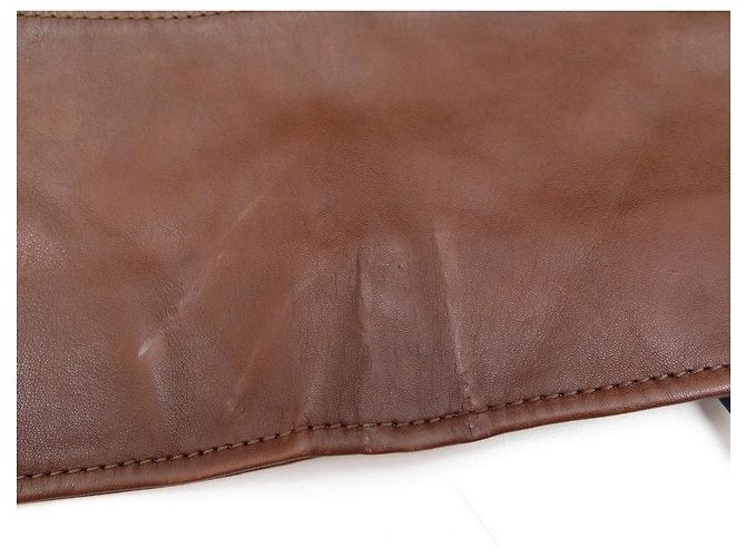 Coach JACKE TRAINERJACKE 48 M BRAUN LEDERJACKE WESTE - Ansicht 17