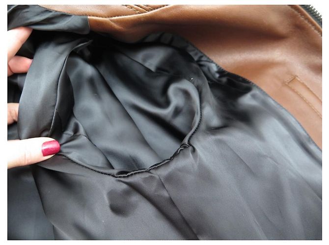 Coach JACKE TRAINERJACKE 48 M BRAUN LEDERJACKE WESTE - Ansicht 4