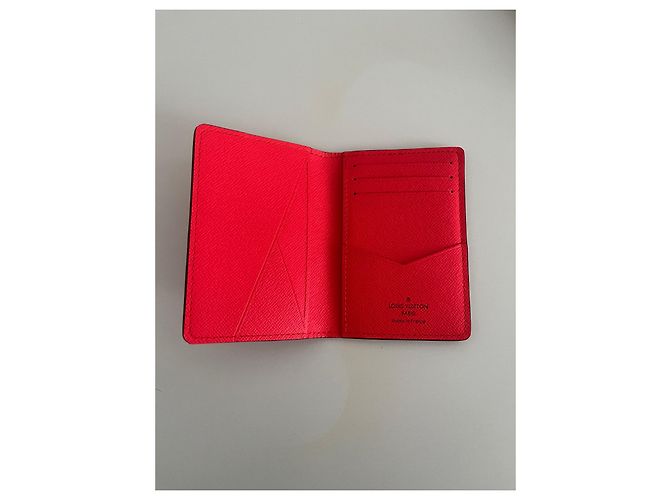Louis Vuitton Pocket Organizer Red Leather - view 2