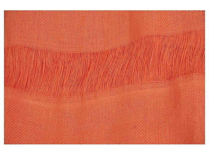 MSGM Arancio 100% Camicetta canotta lunga senza maniche in lino taglia 44 Arancione - vista 6