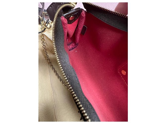 Louis Vuitton Pochette Eva Damier in Tela - vista 11