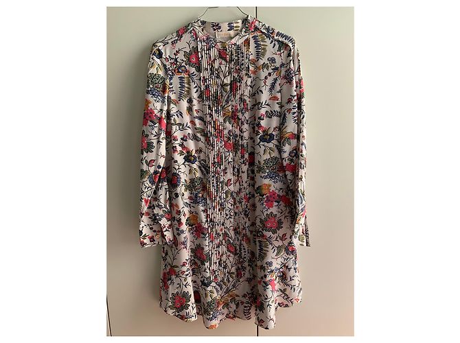 Vestido de cóctel de crepé de seda estampado Tory Burch Multicolor - vista 3