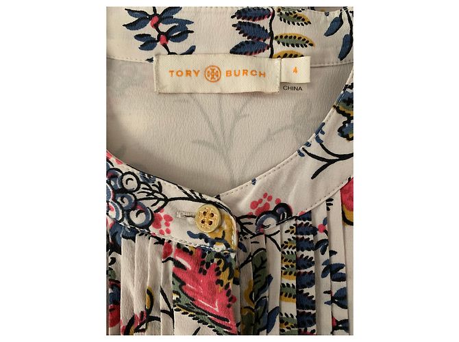 Vestido de cóctel de crepé de seda estampado Tory Burch Multicolor - vista 6
