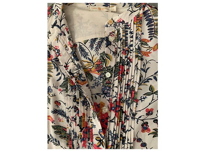 Vestido de cóctel de crepé de seda estampado Tory Burch Multicolor - vista 8