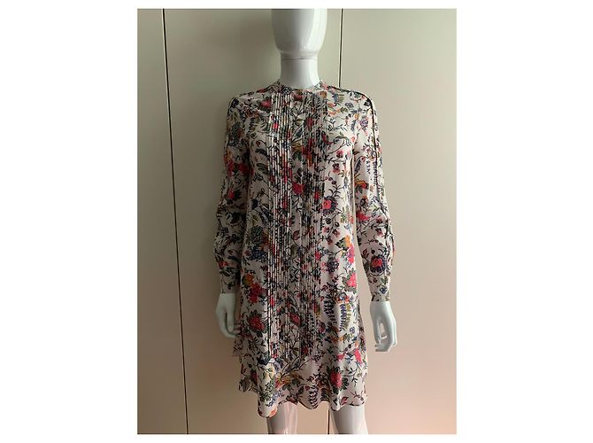 Vestido de cóctel de crepé de seda estampado Tory Burch Multicolor - vista 9