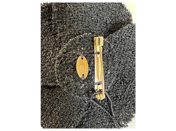 Chanel broche de camelia Negro - vista 3