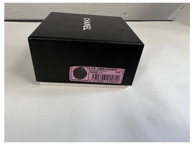 Chanel broche de camelia Negro - vista 6