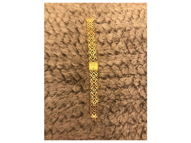 Reloj pulsera Bulgari de oro amarillo 18k con diamante Gold hardware - vista 4