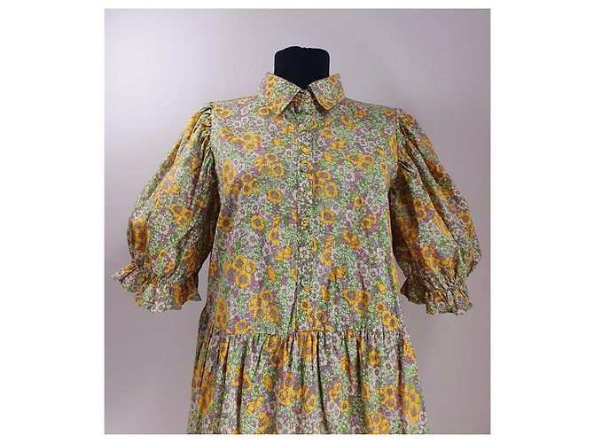 Autre Marque Vestido Floral de Algodón Hunkon Denmark Multicolor - vista 2