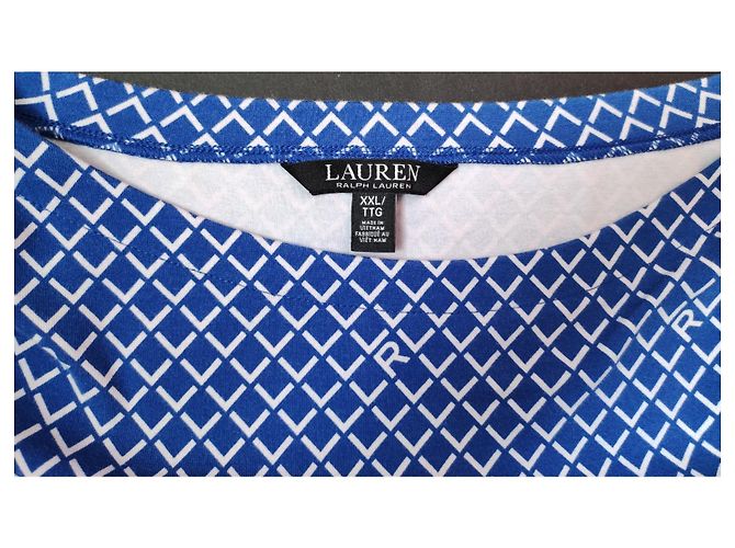 Top de algodón azul Ralph Lauren XXL - vista 6