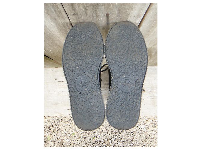Autre Marque Nevermind Creeper Boots Leder Schwarz Weiß 37 - Ansicht 5