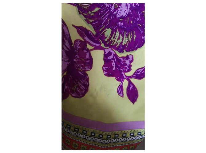 Autre Marque Vestido Charlotte Sparre de seda con estampado floral malva Multicolor - vista 4